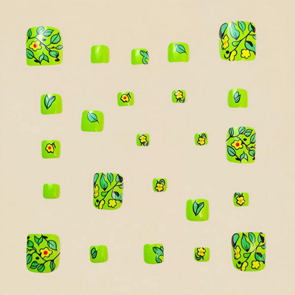 Pedicure fake nail Y593