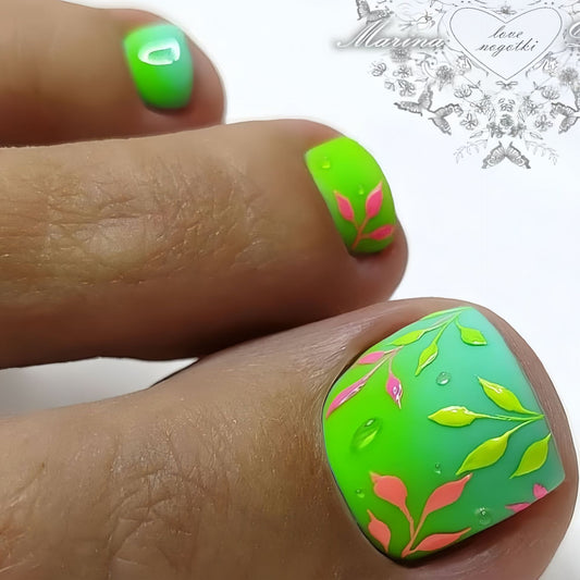 Pedicure fake nail Y759