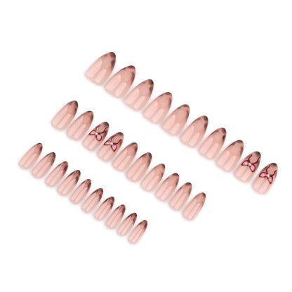 24pcs/Set Press On Nails GN048