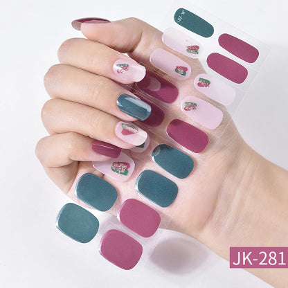 Semi-cured Gel Nail WrapsJK281