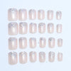 Sparkling French Nail Patch