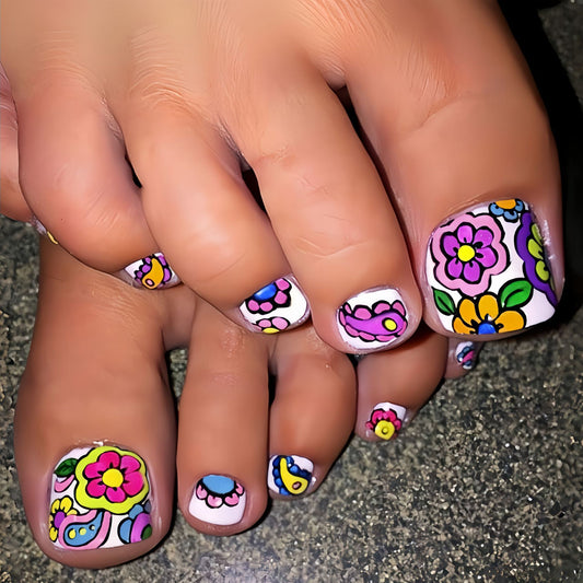 Pedicure fake nail Y1002