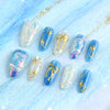 Embossed gilt cat's eye 30 pieces