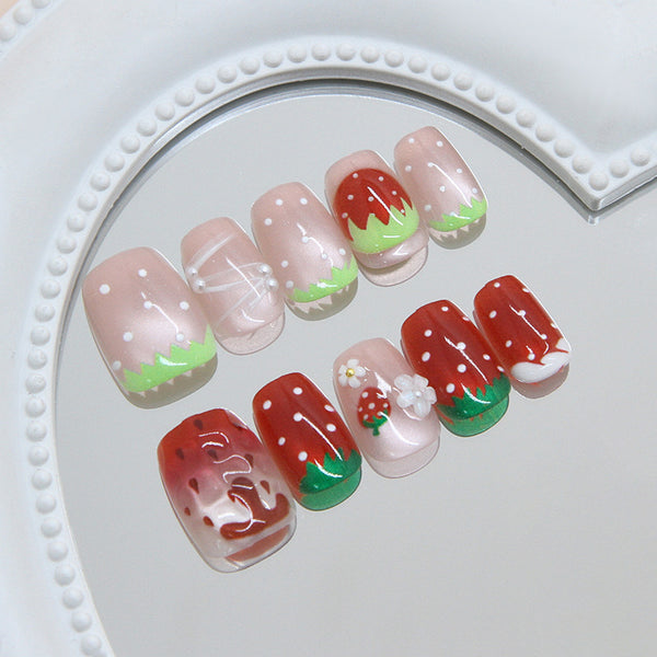 30 pois fraise mignons
