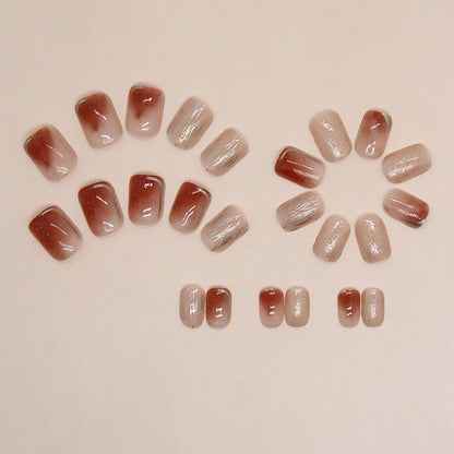 24Pcs press on nail R828