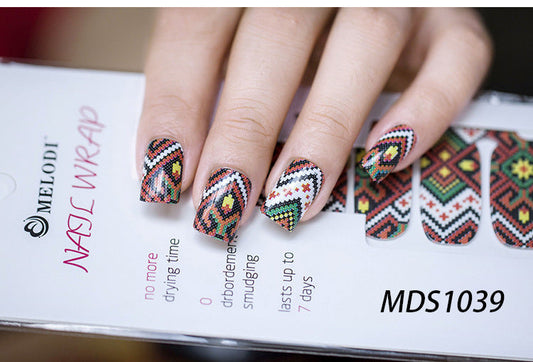 Nail wraps MDS1039