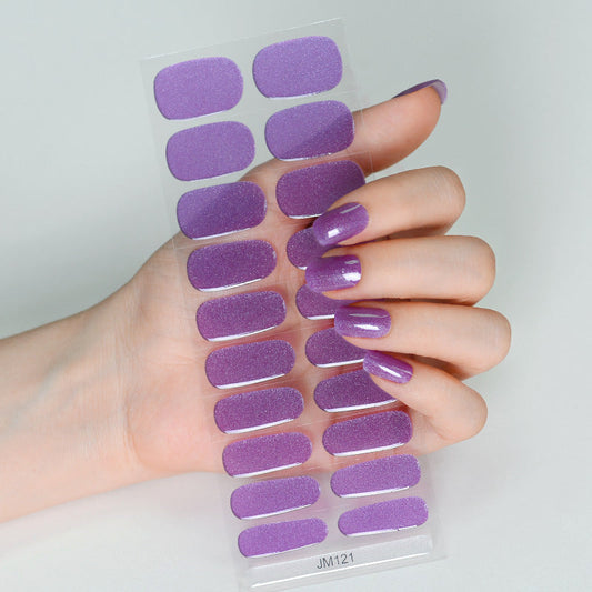 Semicured UV gel nail sticker kit JM121