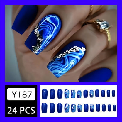 24pcs/Set Press On Nails