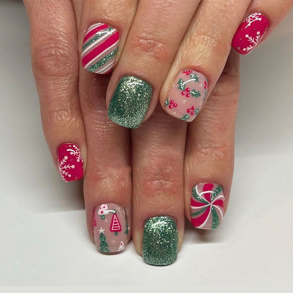 12 sizes/24 pcs press on nail