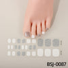 Bandes de vernis gel pour les pieds