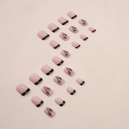 24Pcs press on nail W1345