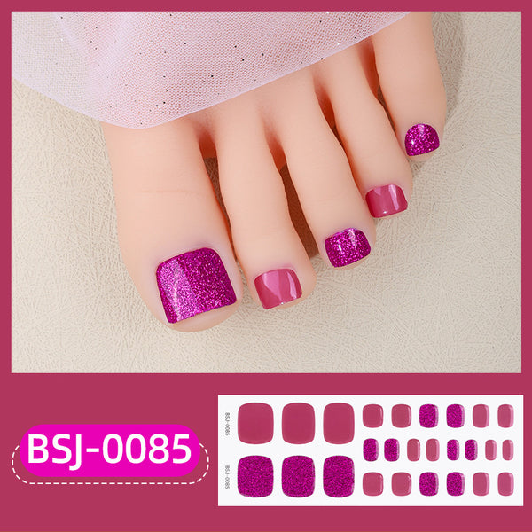 Bandes de vernis gel pour pédicure