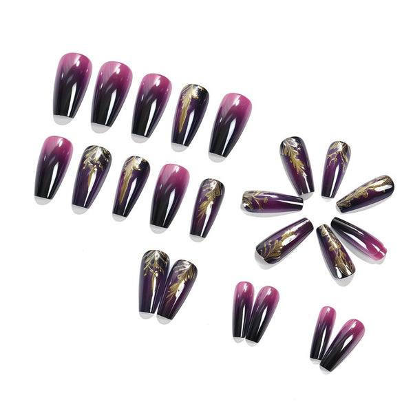 Gradient purple plating