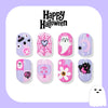 Cute ghost pumpkin love cobweb