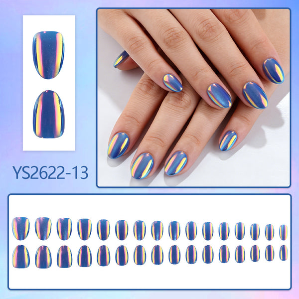 Blue and Purple Symphony Cat's Eye Aurora 32 pieces