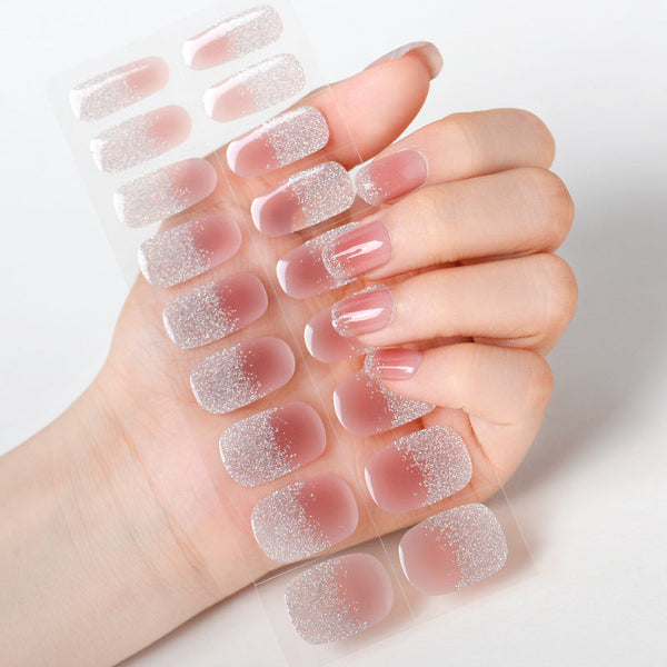Semicured UV gel nail sticker kit JK323