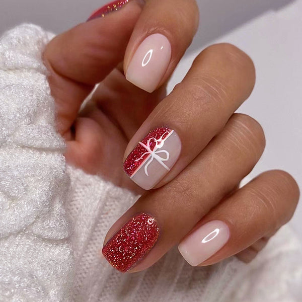 ins style christmas day atmosphere manicure