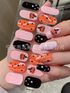 Halloween new nail wraps full stickers