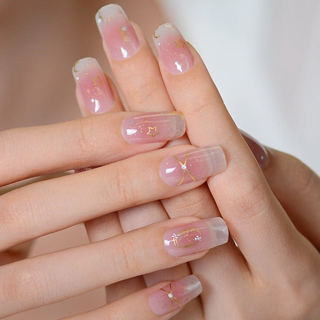 Semi-Cured Gel Nail sticker kit JQ029