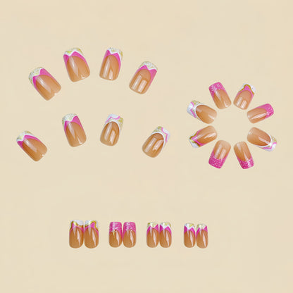 24pcs/Set Press On Nails
