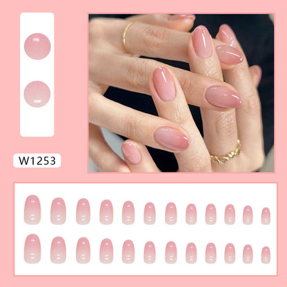 24Pcs press on nail W1253