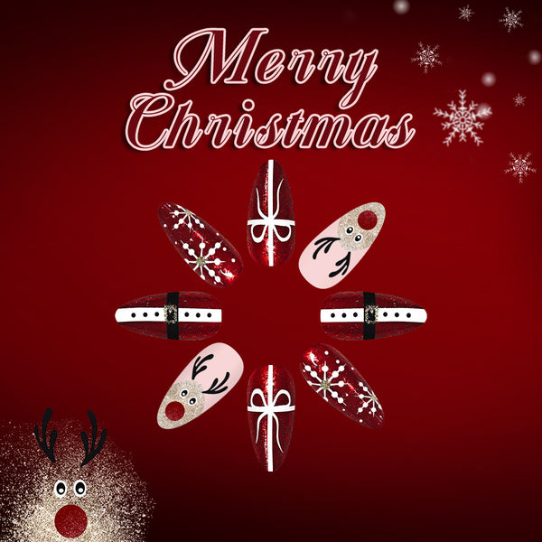 24pcs/Set Press On Nails C1312