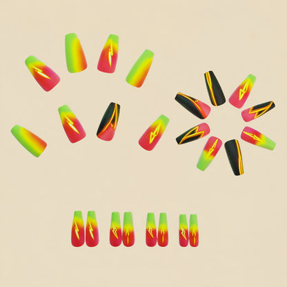 24pcs/Set Press On Nails