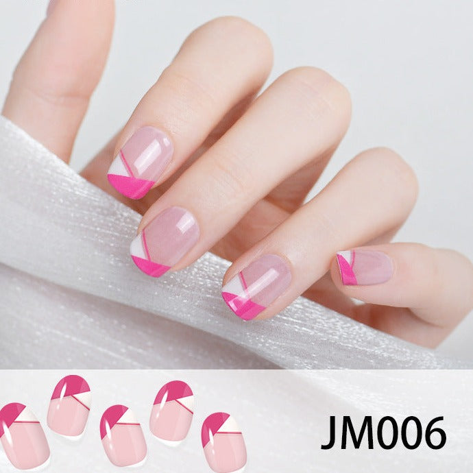 Semi-Cured Gel Nail sticker kit JM006