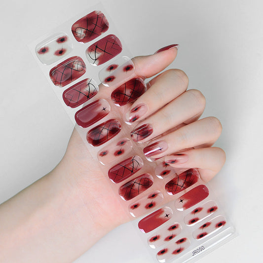 Semi-Cured Gel Nail sticker kit JR50