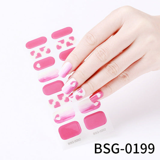 Salon-Quality Gel Nails Strips BSG-0199