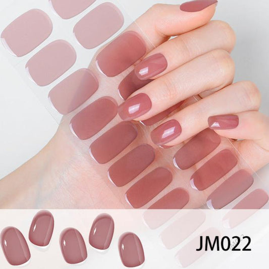 Semi-cured Gel Nail Strips JM022