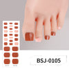 Bandoulières de gel à pédicure