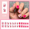 12 Sizes-24 Pcs Press On Nails C320