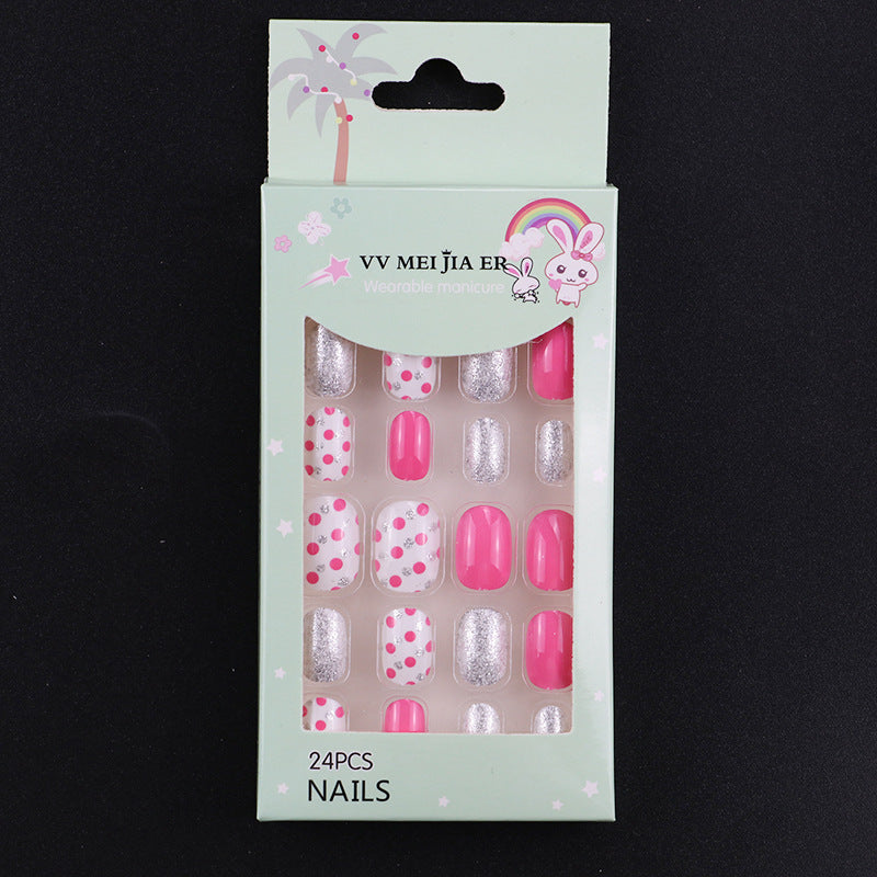 Mini Press On Nails For Kids 24 Pcs KPN1-05