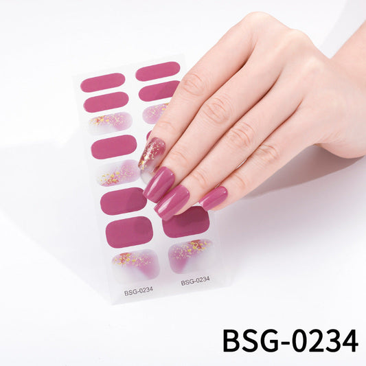 Salon-Quality Gel Nails Strips BSG-0234