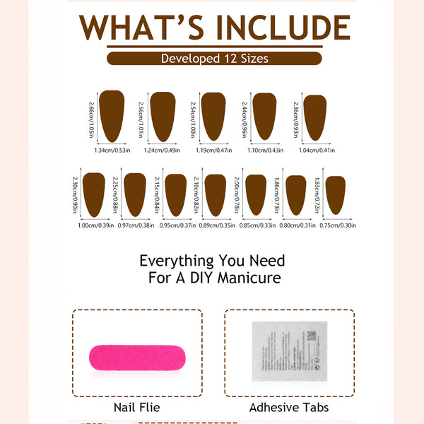 Snowflake glitter decorative almond manicure