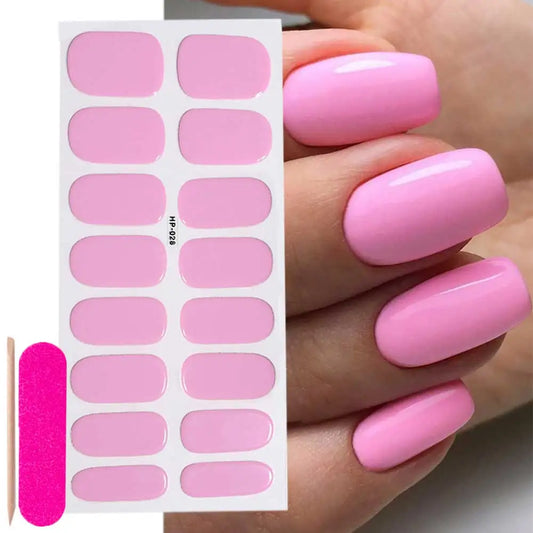 UV Semi Cured Gel Nail Stickers