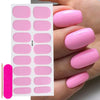 UV Semi Cured Gel Nail Stickers
