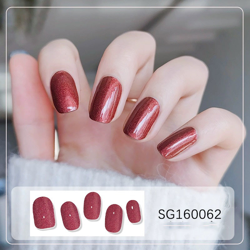 Semicured UV gel nail sticker kit SG160062