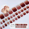 Pedicure Gel Nail Strips T046