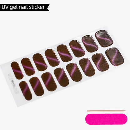 UV Semi Cured Gel Nail Stickers