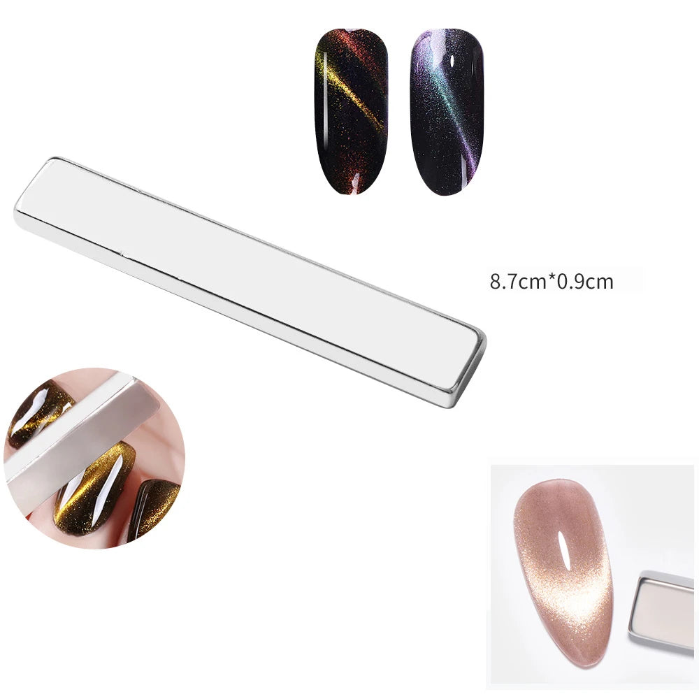 Super Strong Thick Strip Magnet Cat Eyes Magnet for Nail Gel Polish