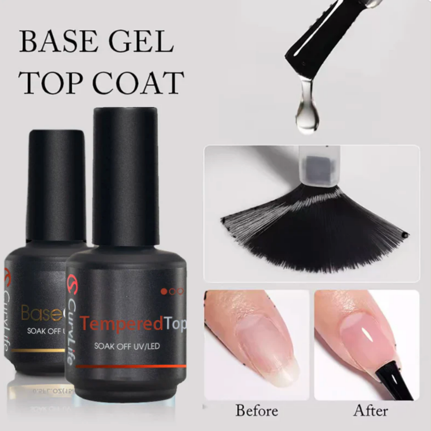 3 Colors Solid Nail Gel M-01