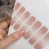 UV Gel Sticker Semi-cured White Camellia