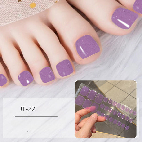 Bandes d'ongles en gel pour pédicure JT-22