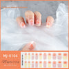 Pumpkin UV semi-cured gel manicure sticker