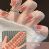 2026 New Christmas Gel Nail Sticker Lighting Harden Semi-Curing Nail Sticker