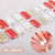 Christmas gel UV semi-cured nail sticker NC240193