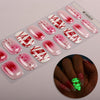 Halloween luminous semi-curable gel manicure sticker