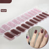 Semicured UV gel nail sticker kit